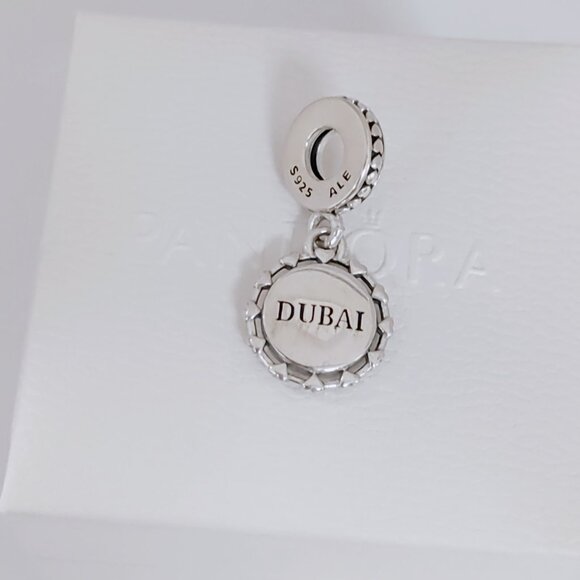 Pandora Burj Khalifa Dangle Charm DUBAI Exclusive Travel Pendant S925 Silver - Picture 2 of 7